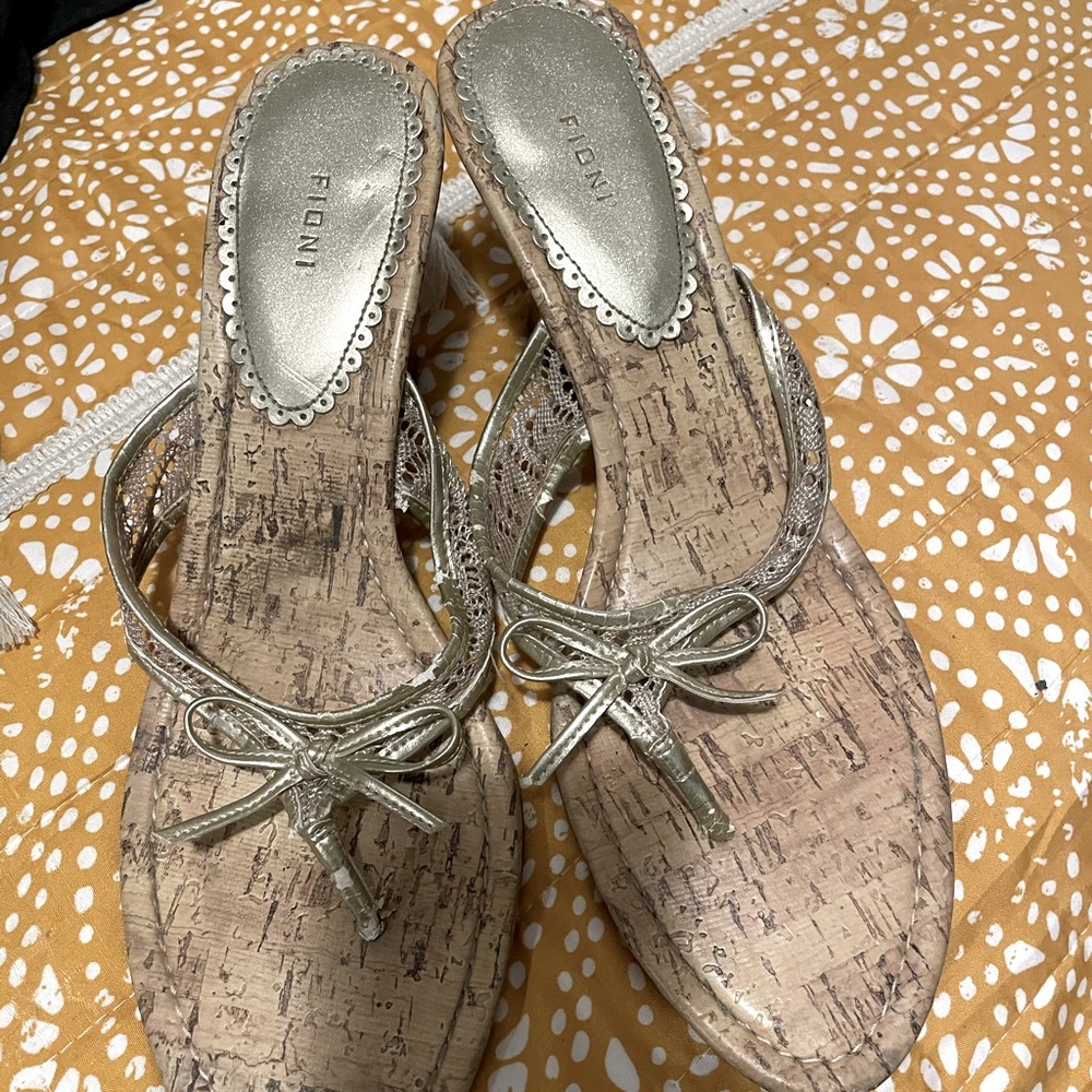 Gold heels